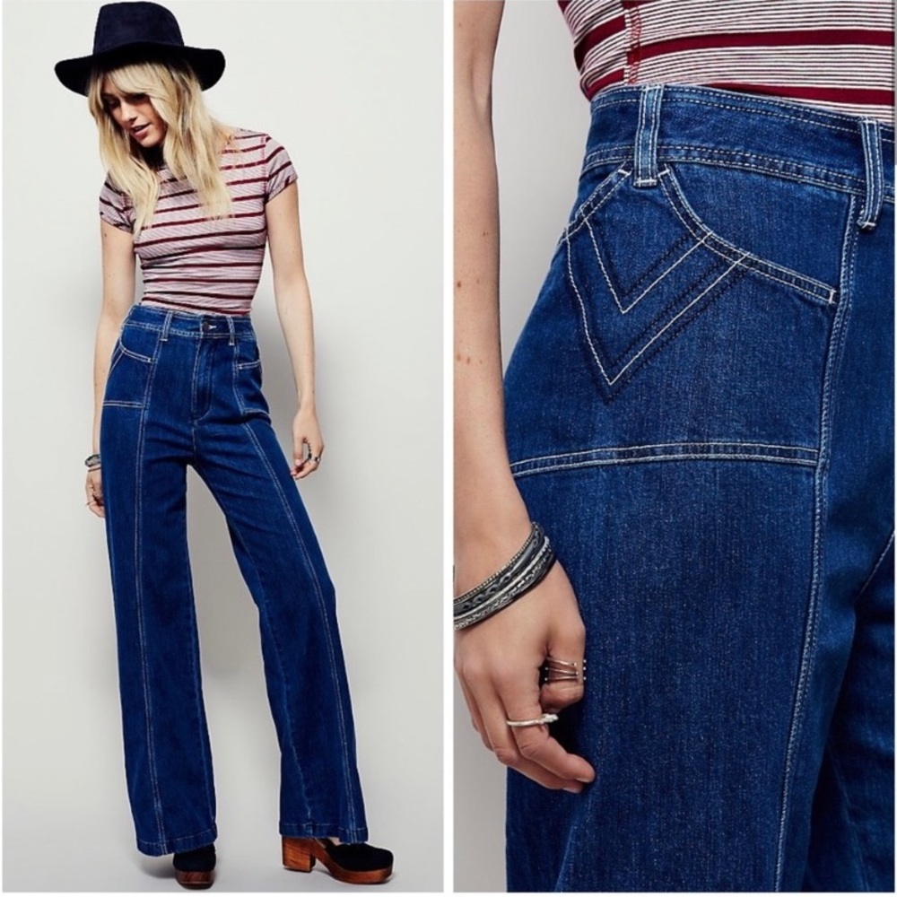 Free People high-waisted jeans